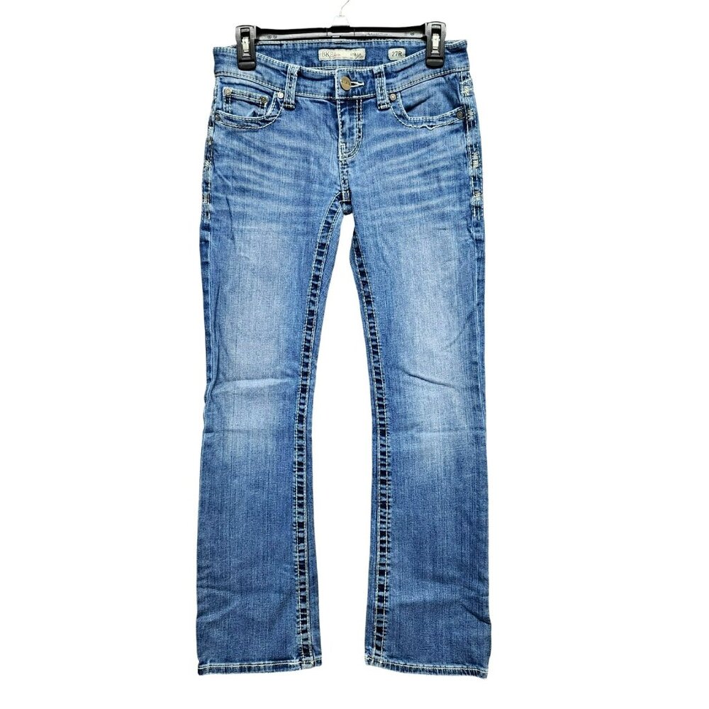 BKE Women’s Light Blue Boot Cut Jeans